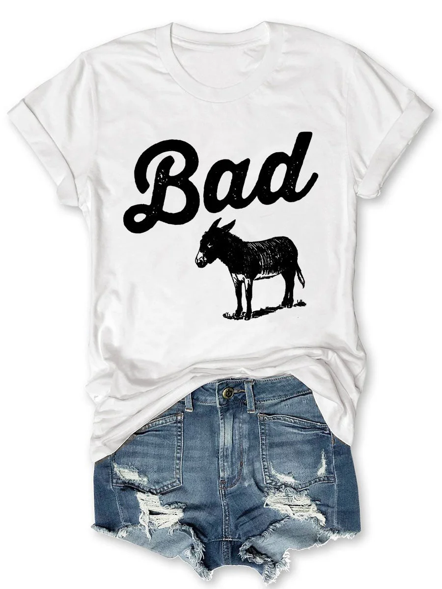 Funny Bad Ass Donkey T-shirt