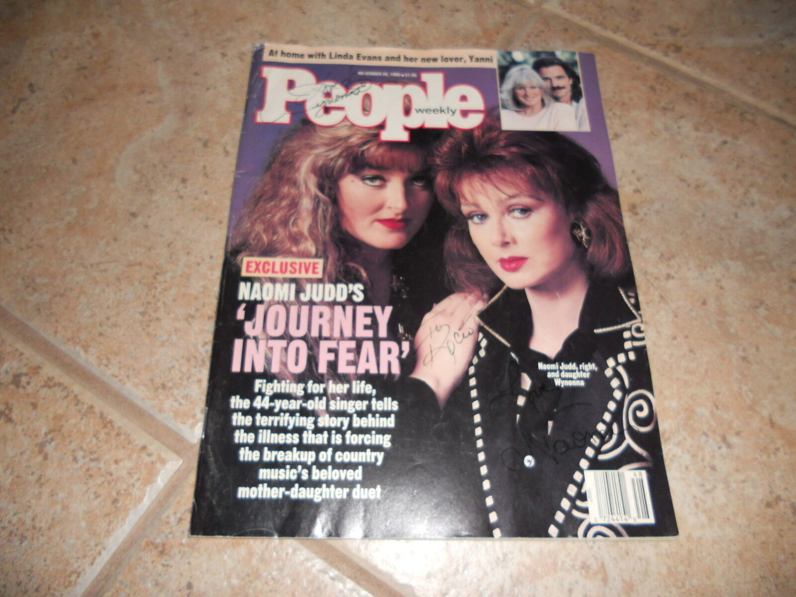 The Judds People Magazine Signed Cover Photo Poster painting Country Music Guaranteed 2