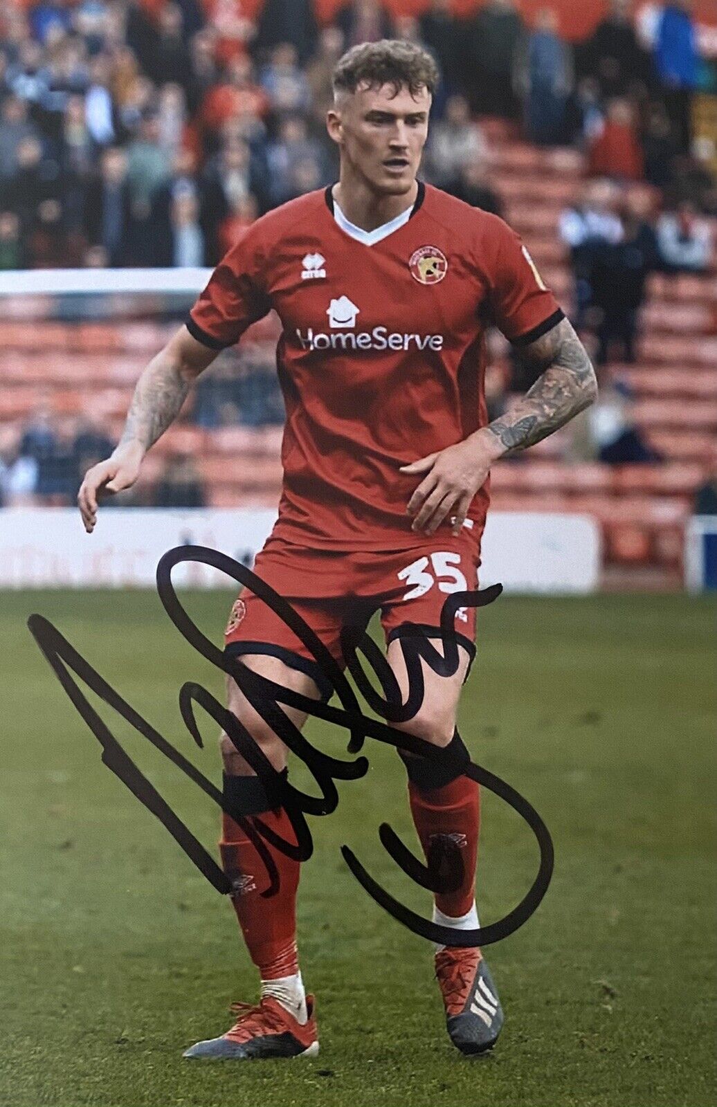 Dan Scarr Genuine Hand Signed Walsall 6X4 Photo Poster painting 2