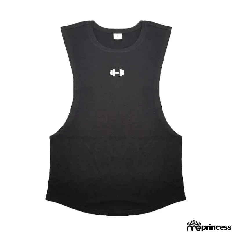 Men's O-Neck Sleeveless Quick Dry Compression Gym Wear Shirt