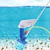Portable Swimming Pool Pond Fountain Vacuum Cleaner 2 Leafbag with 5Section Pole