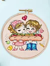 Wood Embroidery Hoop Cross Stitch Hoop Ring for Cross Stitch Sewing Accessories