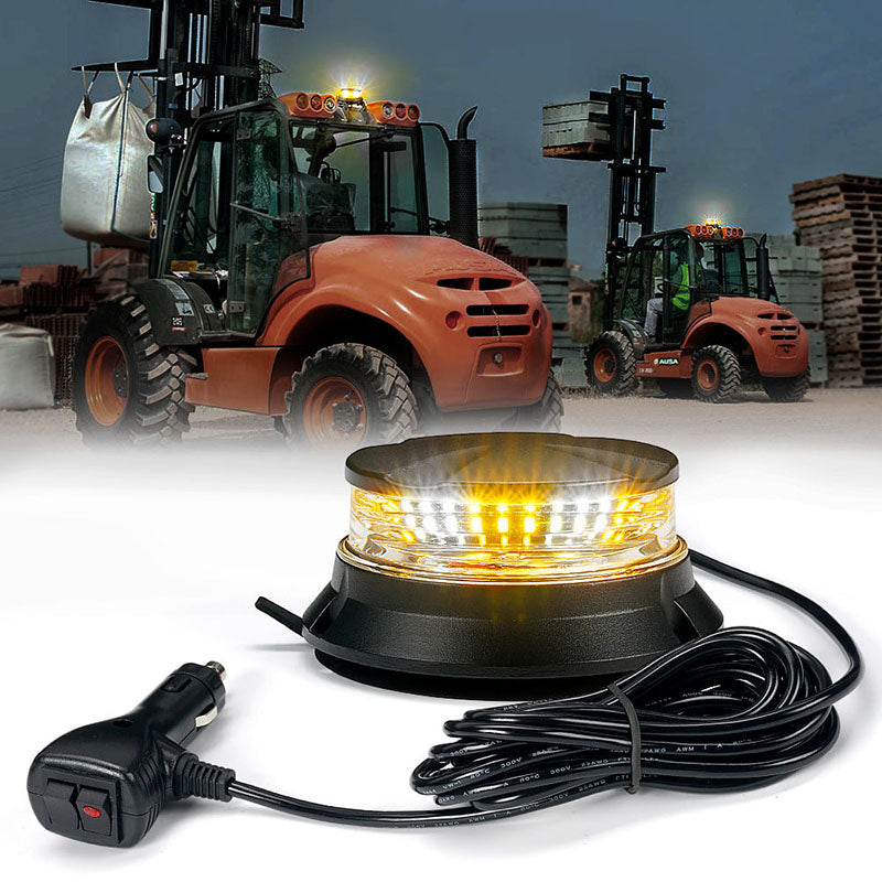 24W Mini Beacon Strobe Light with Magnetic Base