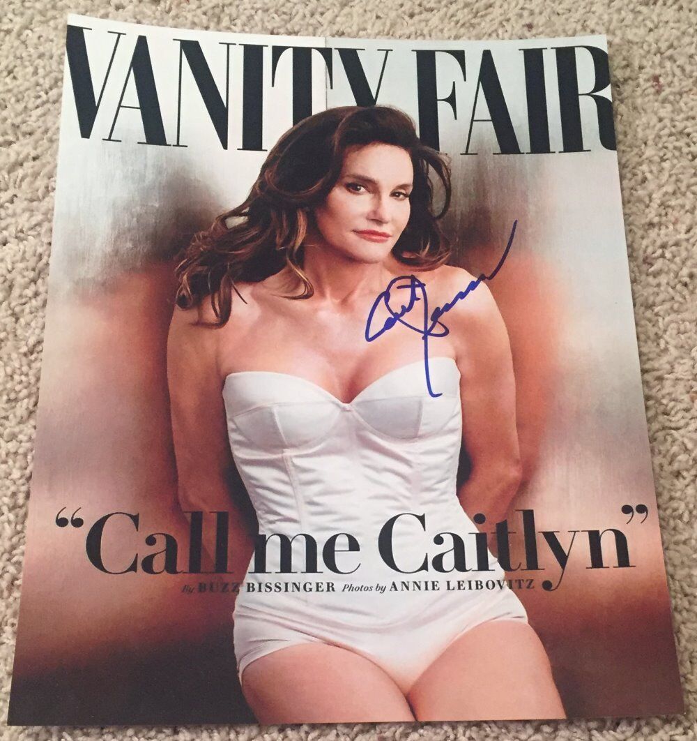 CAITLYN JENNER SIGNED AUTOGRAPH VANITY FAIR 11x14 Photo Poster painting C w/EXACT VIDEO PROOF