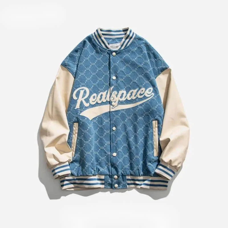 Retro personality original loose sweater letter embroidery baseball uniform jacket