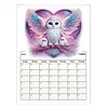 DIY Special Shaped Colorful Pattern 5D DIY Diamond Art Monthly Planner Kit