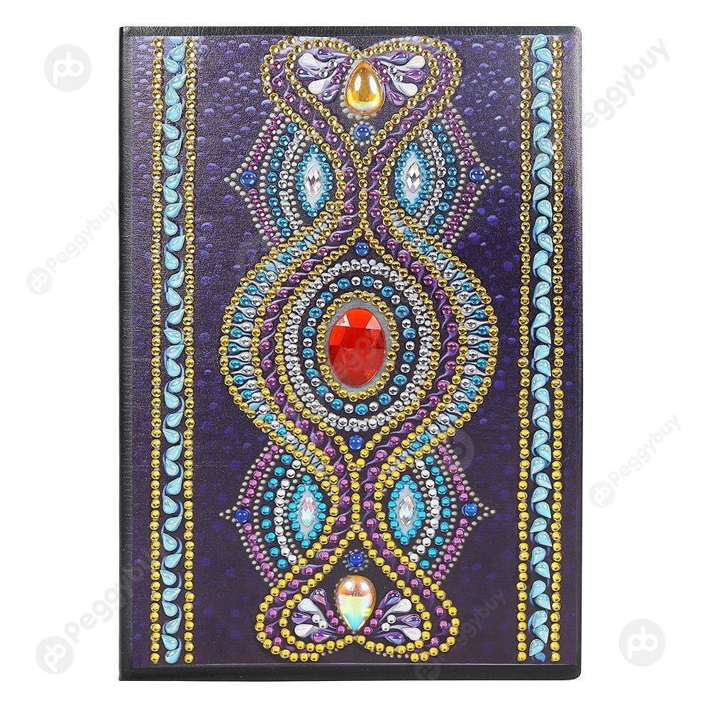 

Mandala-DIY Creative Diamond 50 Pages A5 Notebook, 501 Original