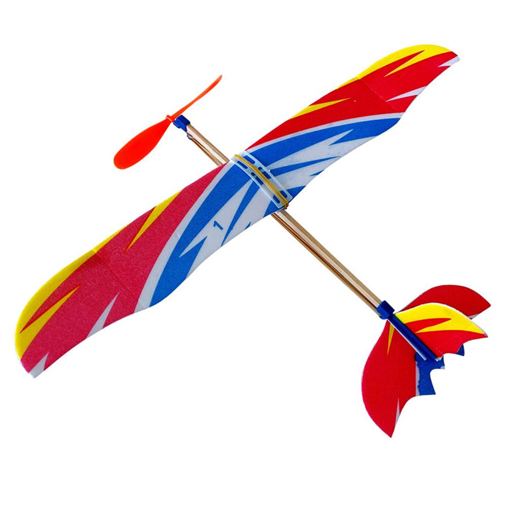 

Elastic Rubber Band Plastic DIY Plane Model Building Kits Educational Toy, 501 Original