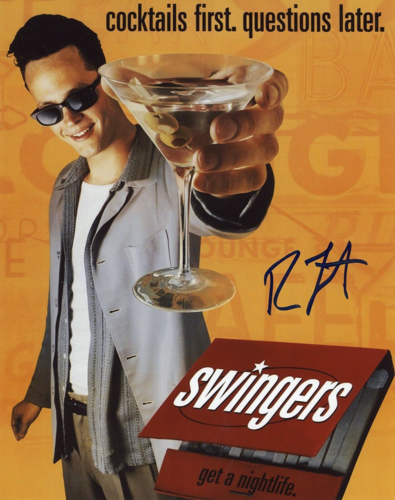 ~~ RON LIVINGSTON Authentic Hand-Signed SWINGERS