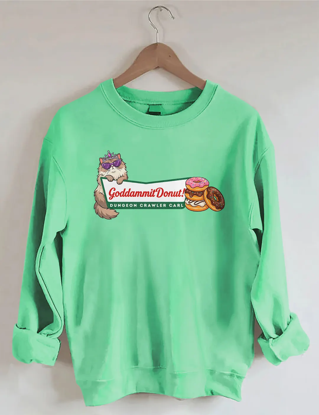 Goddammit Donut Dungeon Crawler Carl Sweatshirt