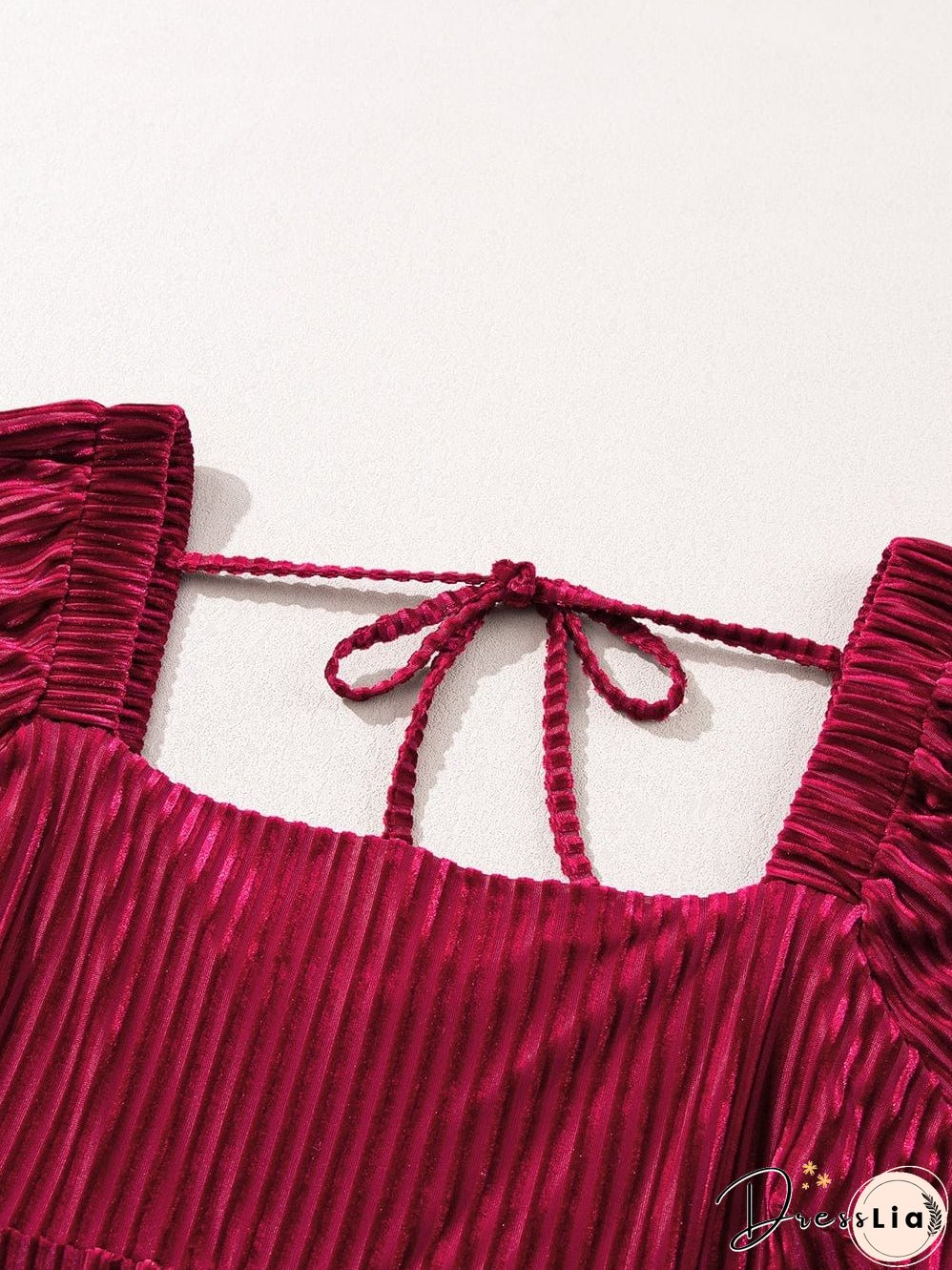 Square Neckline Mini Dress