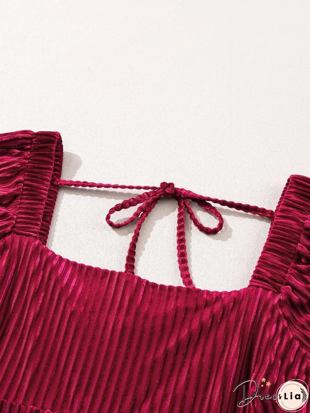 Square Neckline Mini Dress