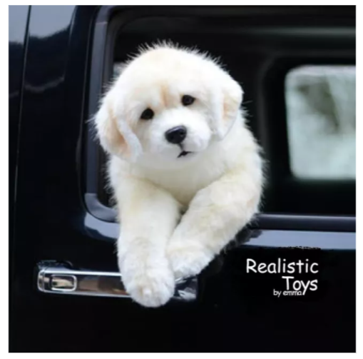 Emma Realistic Dog Toys - Realistic Cute Labrador Retriever Puppy