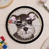 Quilted Animal Magnetic Needle Minder 40mm Needle Holder Back Suction Design Wooden Base for Cross Stitch Embroidery Needlework Accessories