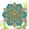 (US Local)5D DIY Crystal Diamond Painting Handmade Mandala Clock Kit