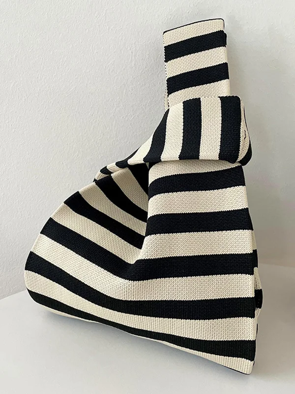 Original Creation Weave Striped Polka-Dot Bags Accessories