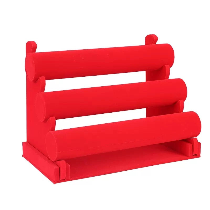 Three-layer Bracelet Rack Jewelry Rack Storage Headband Bracelet Bracelet Jewelry Rack Watch Shelf Jewelry Display Props
