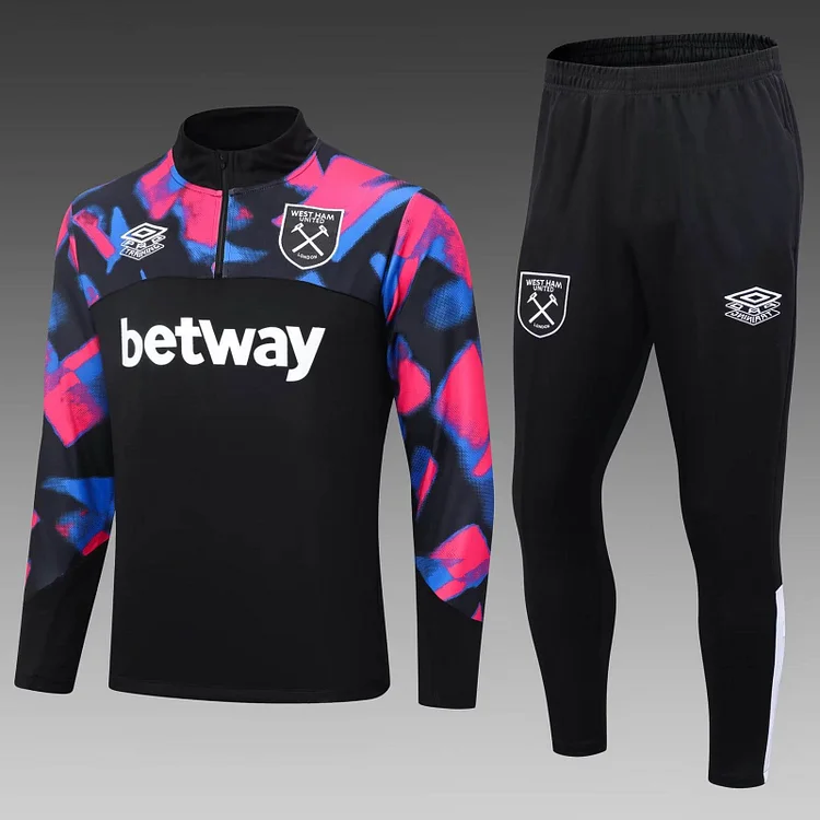 2022/23 West Ham United Half Zip Long Sleeve Training Jersey
