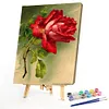 Red Rose-Paint by Numbers Acrylic Painting 40*50CM