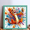 Tigger Painter - 18CT Stamped Cross Stitch 25*25cm tapestrymarket