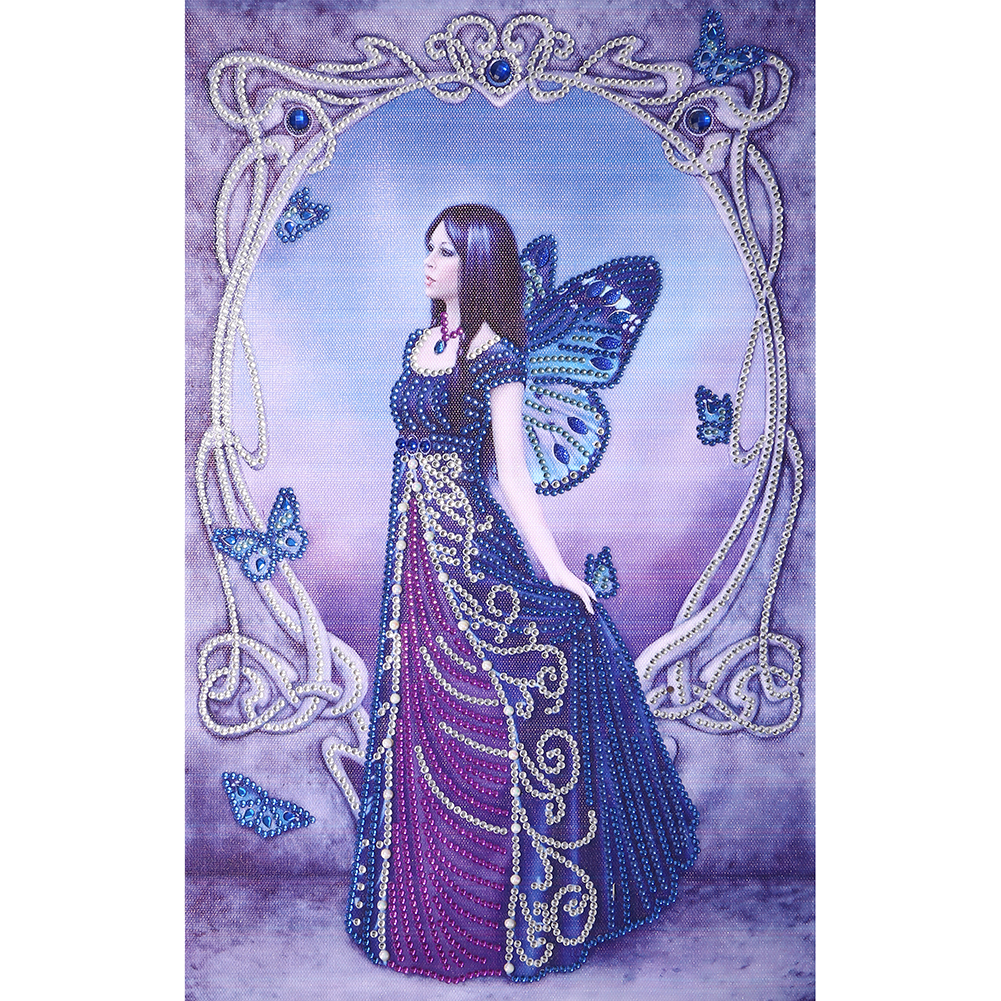 

Butterfly Angel - Special Shaped Diamond Painting - 30*45CM, 501 Original