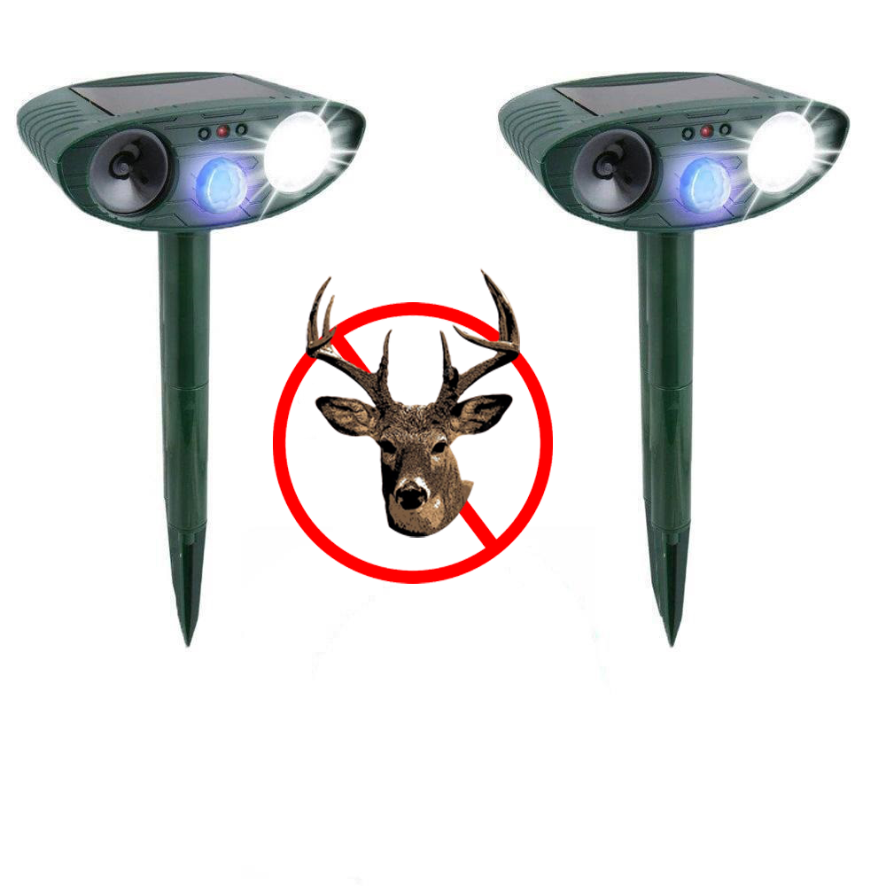 Deer deterrent ultrasonic deer repeller deer repellent plants pack of 2