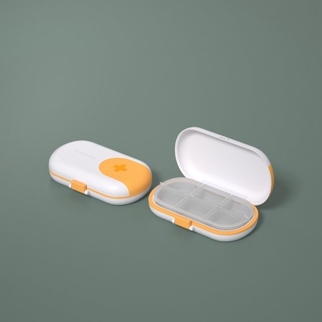4/6 Grids Portable Travel Pill Case With Pill Cutter Organizer Medicine Storage Container Drug Tablet Box Plastic Pill Boxes