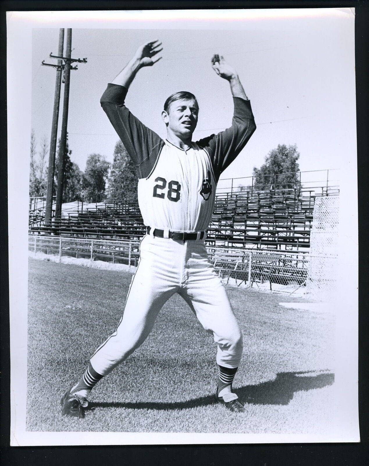 Richie Scheinblum 1968 Cleveland Plain Dealer Press Photo Poster painting Indians