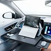 Car Steering Wheel Tray Car Desk for Eating Food Drink and Writing Laptop Work