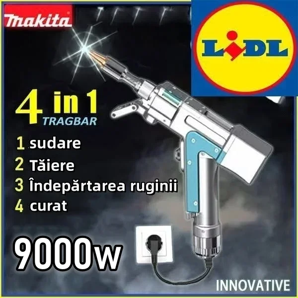 🚛Pistol de sudura portabil inovator Makita 9000W 6 în 1 (sudare + curățare + tăiere + deruginire)