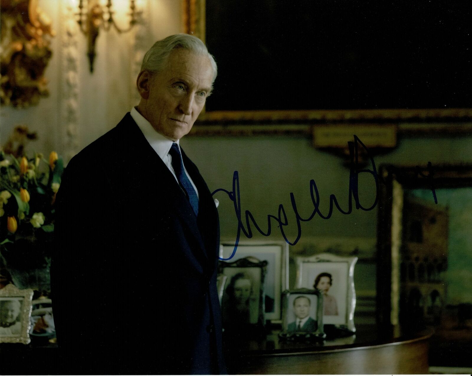 Charles Dance The Crown Signed 10X8 Photo Poster painting Genuine Signature AFTAL COA (5572)