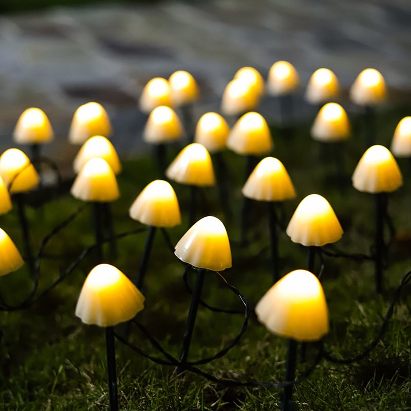 Solar LED Mushroom Garden Light Outdoor Lamp - vzzhome