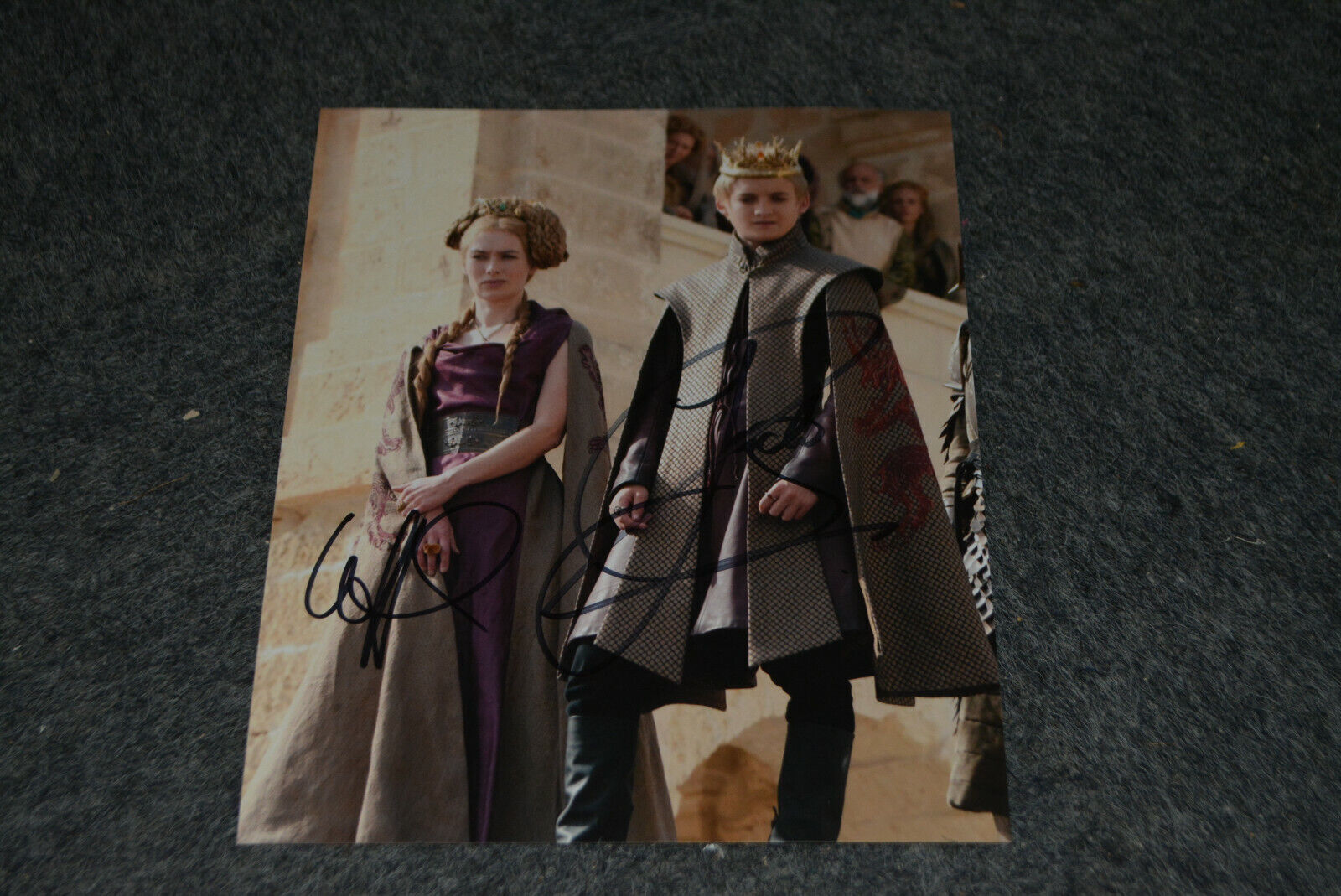 LENA HEADEY & JACK GLEESON signed autograph In Person 8x10 20x25 GAME OF THRONES