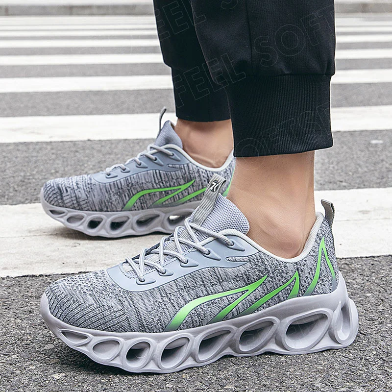 Softsfeel Women's Relieve Foot Pain Perfect Walking Shoes - Gray