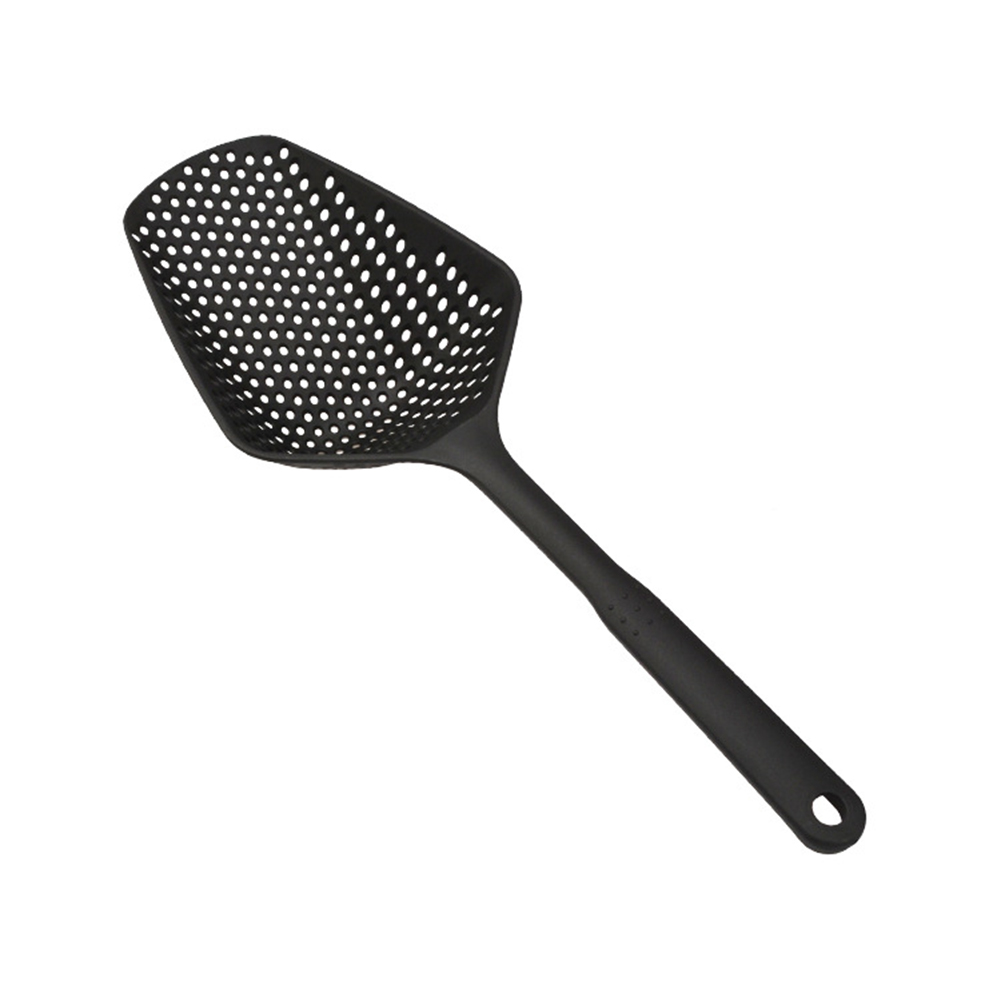 

No-Stick Drain Colanders Shovel Strainer Leaking Spoon Kitchen Cooking Tool, Black, 501 Original