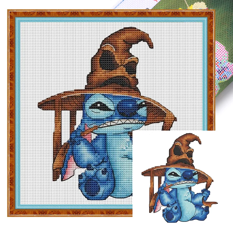 Halloween Stitch (25*25cm) 18CT Stamped Cross Stitch gbfke