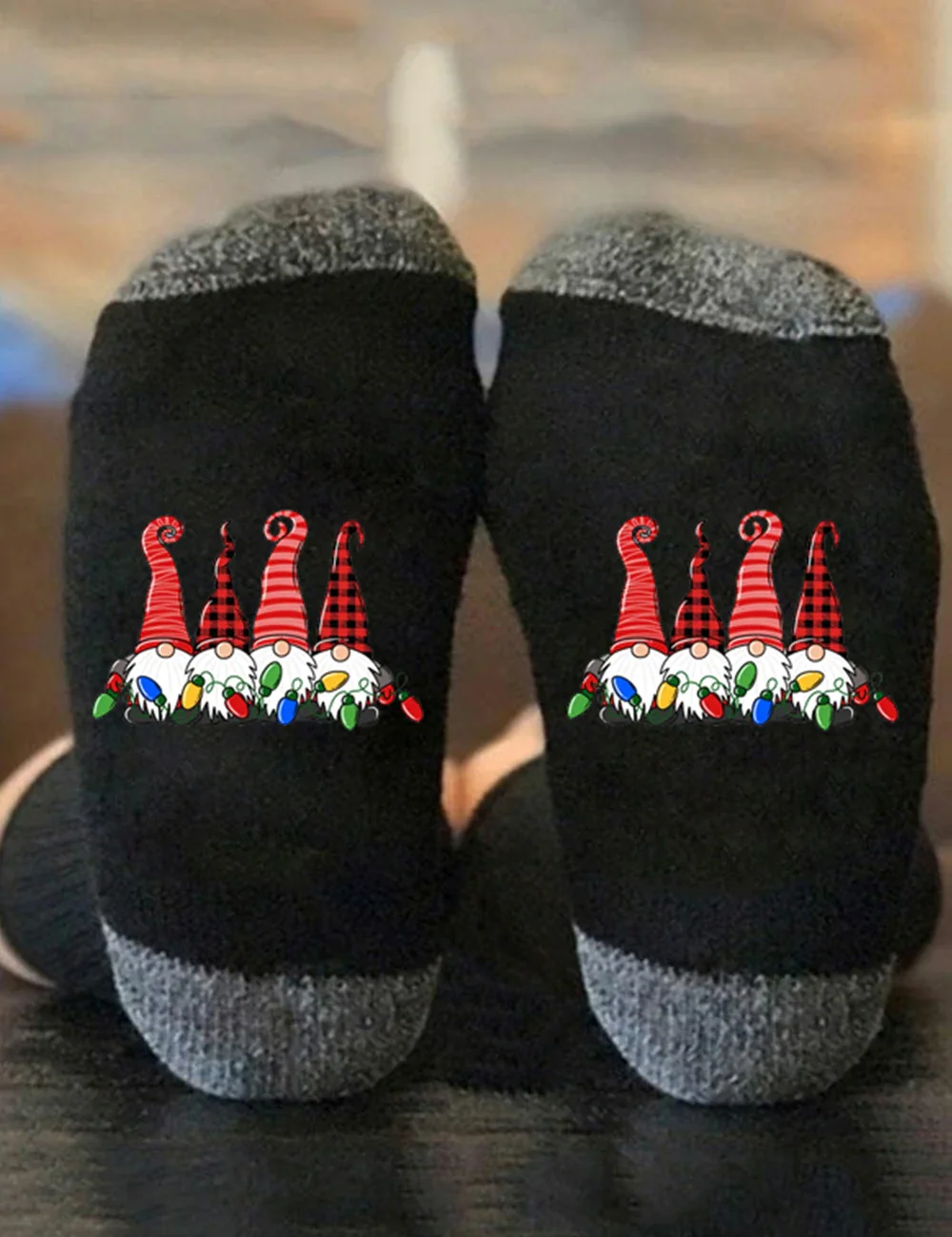 Christmas Gnomes Family Socks
