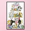 Cat-14CT Stamped Cross Stitch 35*52cm(Brand)
