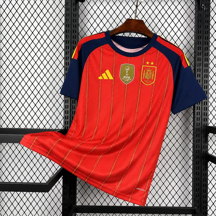【S~5XL】Spain 2026 World Cup Home Champion Jersey 1:1 Thai Quality