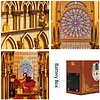 Notre Dame de Paris - 3D DIY Alley Book Nook Miniature Kit with  Motion Sensor Lights