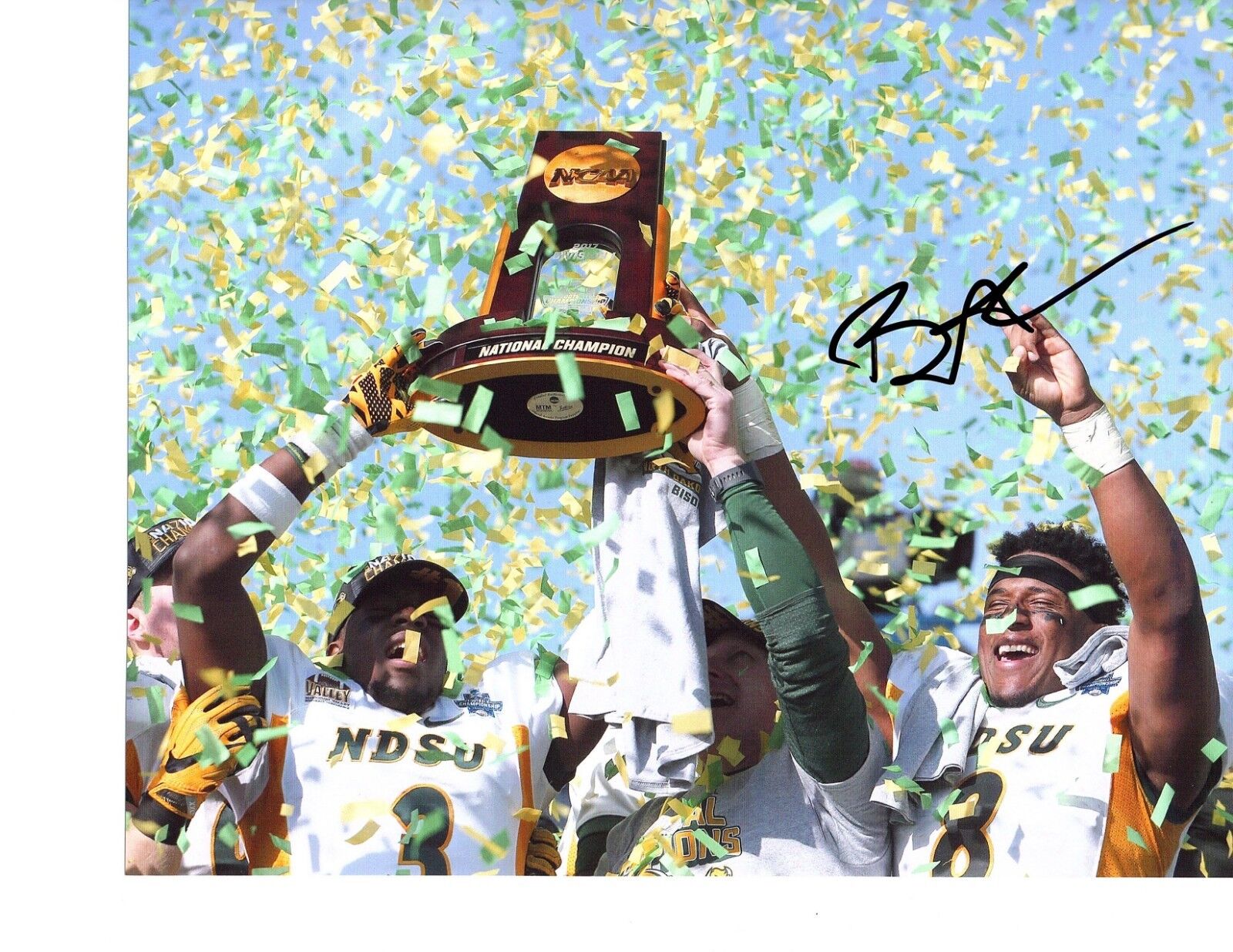 Bruce Anderson North Dakota State Sioux signed autographed 8x10 football Photo Poster painting d