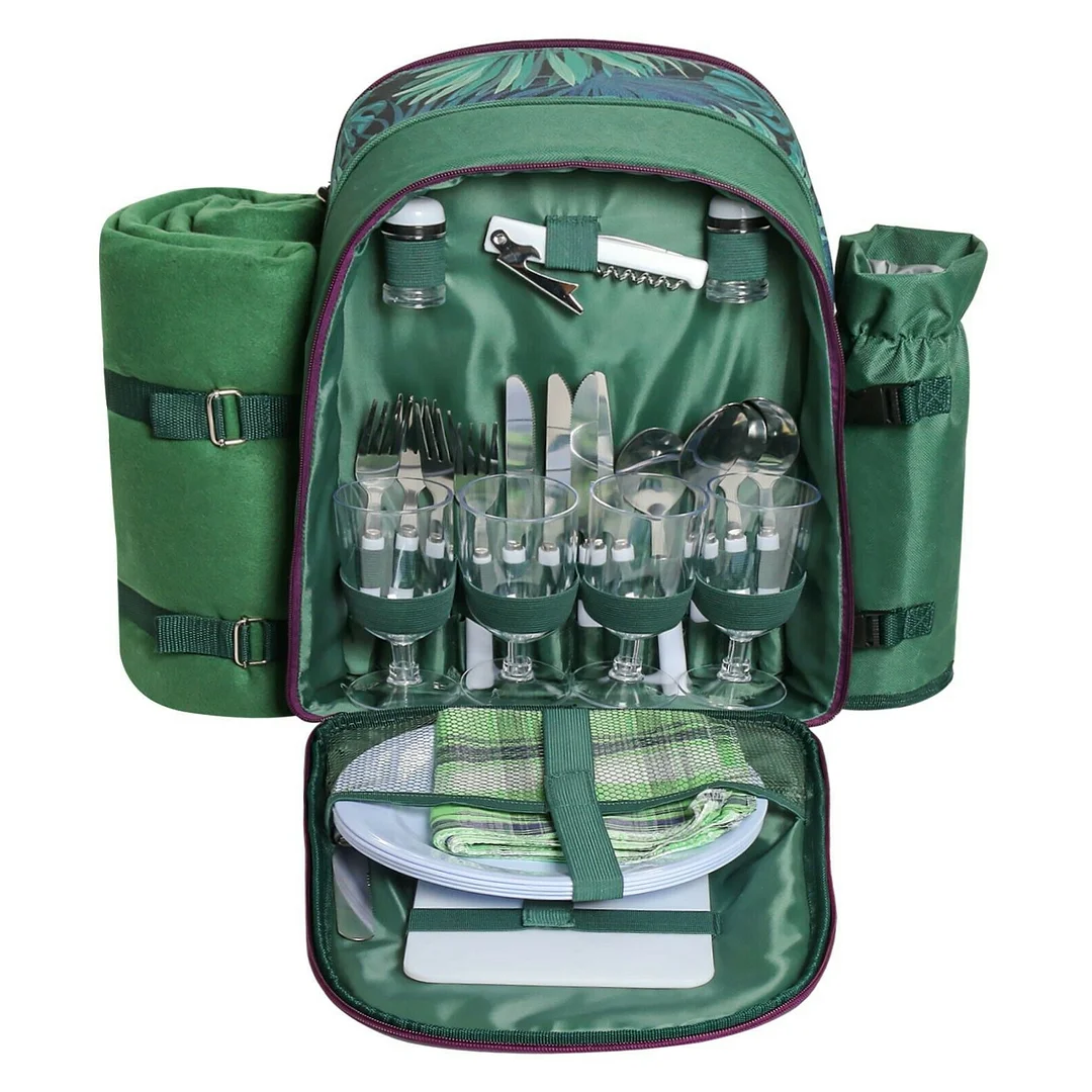 Outdoor Camping & Hiking Picnic Backpack Set