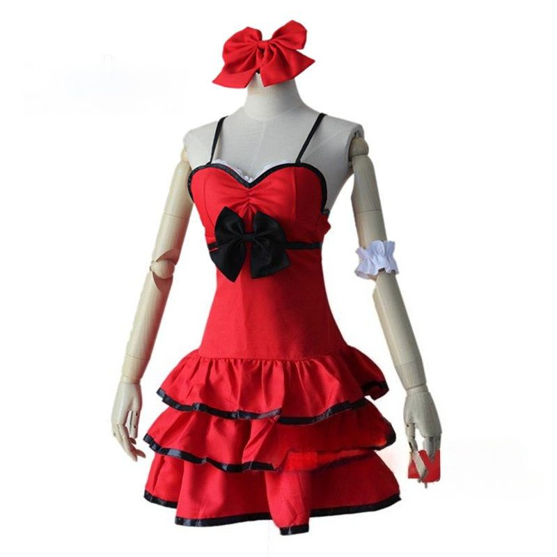 Saber Nero Claudius Red Dress Cosplay Costumes