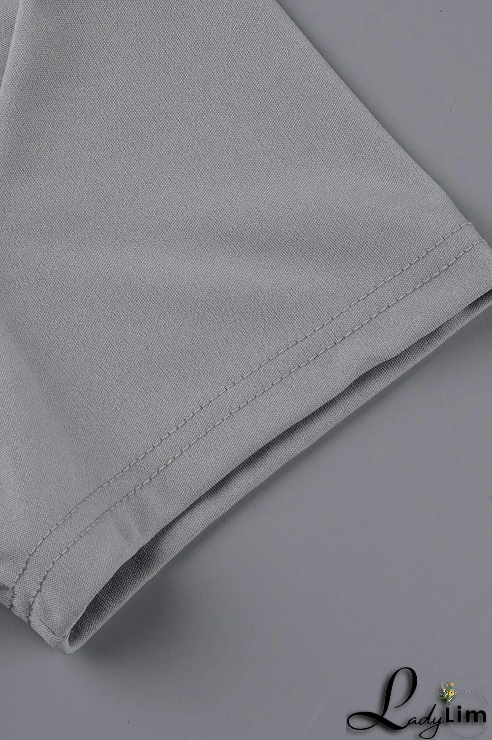 Peacock Blue Fashion Casual Letter Print Basic Zipper Collar Short Sleeve Two Pieces