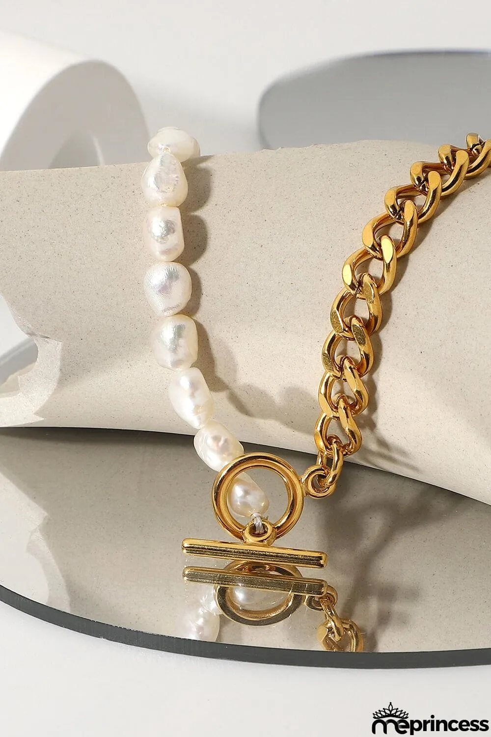 Dream Life Pearl Chunky Chain Necklace
