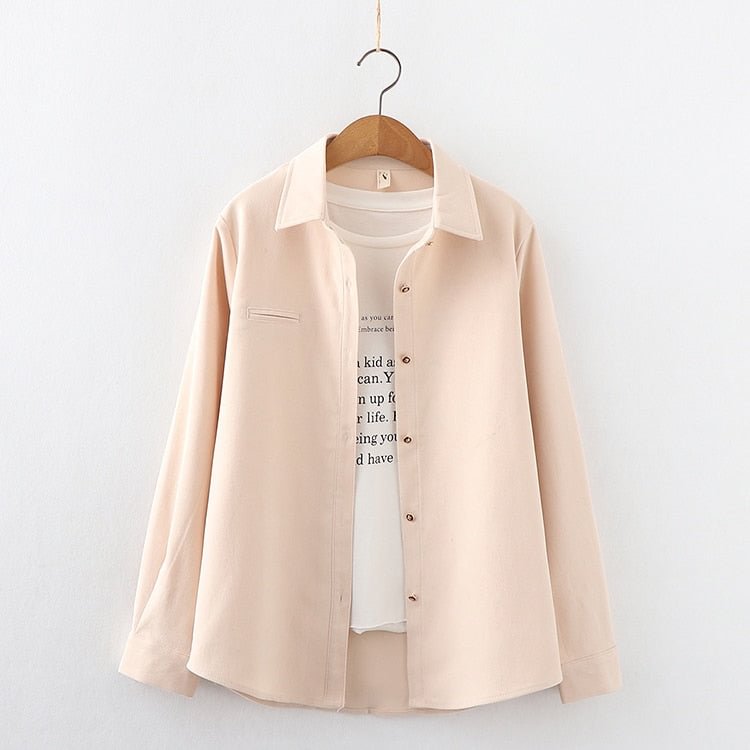 Exquisite Solid Color Women's Shirt 2021Spring New Casual Design Sense Blouses and Tops Young Style Lady Long Sleeve Blouse