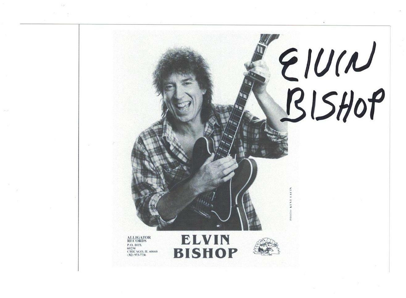 Elvin Bishop Signed Autographed 4 x 6 Photo Poster painting Blues Southern Rock Guitarist B