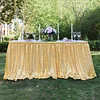 Shimmers Party Catering Table Cover 4/6/8/9/14ft Event Table Cloth 