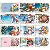 12Pcs Diamond Painting Cave Snowman Greeting Card Set with Envelope
