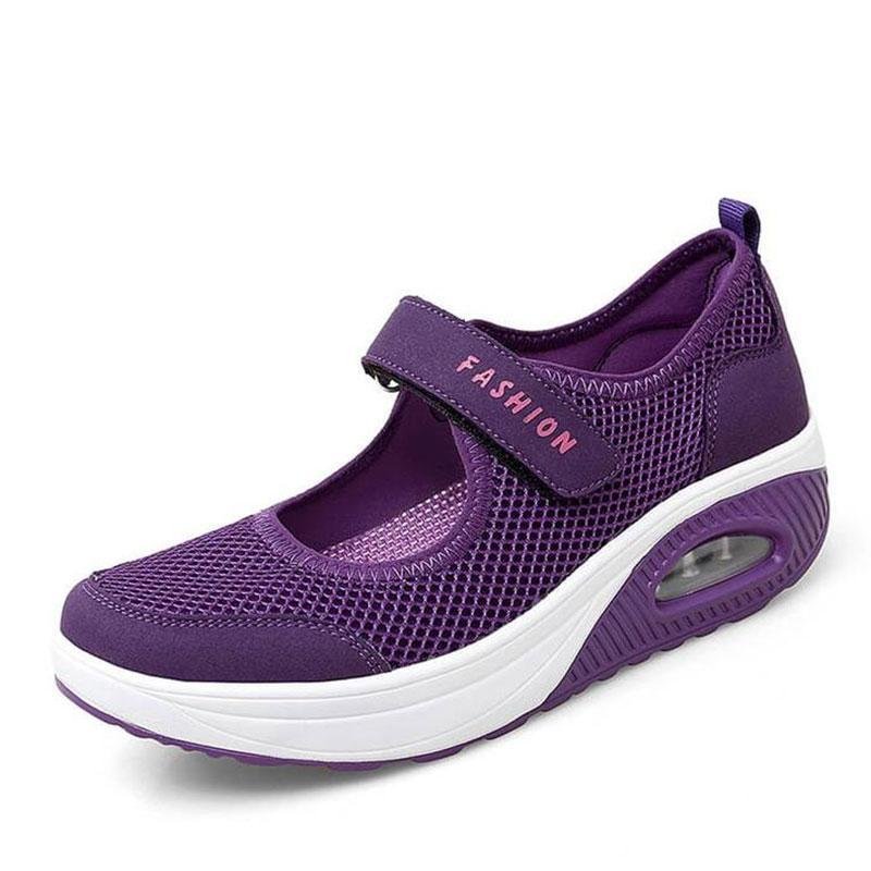 Women's Stretchable Breathable Lightweight Walking Shoes - vzzhome